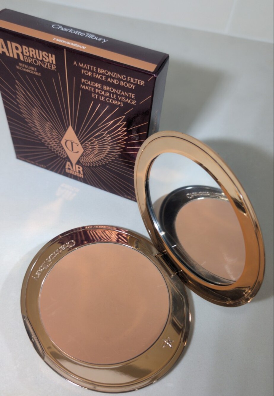 Charlotte Tilbury Airbrush Bronzer in Shade 2 Medium Full size 0.56oz